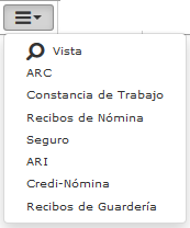 sub menu usuarios